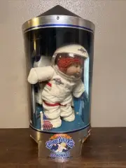 Cabbage Patch Kids 1986 YOUNG ASTRONAUT Doll Rocket Ship US Flag vintage Retro