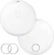 iVANKY FusionFinder for iPhone AirTag Smart Tag Air Tracker Item Finders for Apple Find My (iOS Only) Track Key, Wallet, Luggage, Bluetooth 5.2 Locator with Replaceable Battery, 85dB+, IP67, 2 Pack