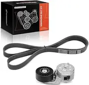 A-Premium Engine Serpentine Belt Drive Kit Compatible with Dodge Ram 2500 1994-2002 5.9L, Ram 3500 1994-2002 5.9L