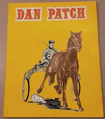 Vintage 1966 DAN PATCH unused HORSE buggy racing COLORING BOOK nice UNUSED