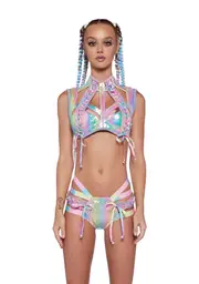 [Club Exx] Rude Awakening Harness Bra Top - Fairy