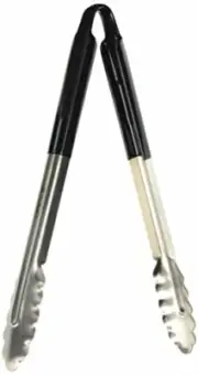 Vogue CB153 Colour Coded Serving Tong Handle, 290 mm, Black