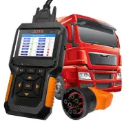 JUTA D50 OBD2 Scanner Car and Truck Code Reader Heavy Duty HD Diesel Diagnost...