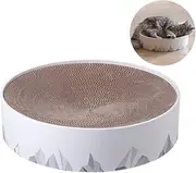 Pidan Cat Scratcher Cardboard Lounge Bed Round for Large Cat Scratch Pad Pet Pad & Bed Cat Scratcher Cat Turbo Scratch Lounge Toy with Eco-Friendly Material