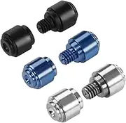 3 Pack Titanium Thumb Studs Fit for Benchmade BUGOUT 535 Series Pocket Knives, Black, Blue, Titanium Primary Color