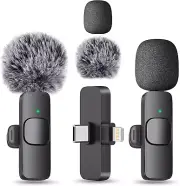 MAYBESTA Professional Wireless Lavalier Lapel Microphone for Iphone, Ipad - Cord