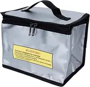 Lipo Battery Safe Bag Portable Fireproof Explosion Proof Battery Protector Silver