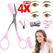 Eyebrow Trimmer Grooming Scissors Eyelash Thinning Shears Brow Shaping Tool Set