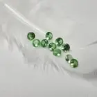 100% Natural Tsavorite Garnet Light Green 1.75x1.75 MM Round Faceted Cut 10 Ps