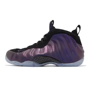 Nike 休閒鞋 Air Foamposite One 男鞋 黑 紫 Eggplant 太空鞋 茄子 金屬皮革 FN5212-001