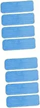 Ipetboom 2sets 4pcs Reusable Mop Pads for Easy Cleaning Durable Floor Mop Head Pads for Hard Surfaces Cost Dirt Removal Quick Installation Washable 4pcs*2
