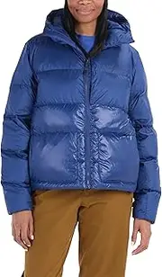[Marmot] Women's Wm's Guides Down Hoody Lightweight Down Jacket, Warm Winter Puffy, Water-Repellent Quilted Coat, Windproof Functional Jacket, Packable Outdoor Jacket with Hood