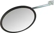 Vision Metalizers 12" Steelback Acrylic Round Convex Mirror, Security Mirror for Retail Stores and Warehouses, Acrylic Mirror for Blind Spots and High-Traffic Areas, Wall Mirror for Home or Office Use