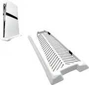 Vertical Stable Stand for PS5 Pro Console Portable Easy-to-Install Anti-Slip Simple Modern Stylish Storage Base Stand Game Console Accessories (White)