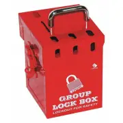Zing 45Mz98 Group Lockout Box,Red,6"H,Steel
