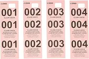 Winco Coat Checks, Pink, 500 Per Box