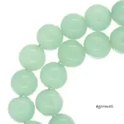 15.6" Blue Amazonite Round Beads 8mm #71097