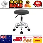 Ergonomic Rolling Swivel Stool | PU Leather, Adjustable Height, Wheels | Gray
