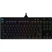 Logitech G Pro mechanical gaming keyboard, RGB lighting, GX blue switch, Black