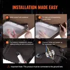 80W LED Canopy Lights 8800LM 5000K Daylight Outdoor Lighting 4 Pack