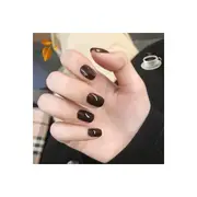 Nail Girl - Stain Nail Tips - One Size - Brown