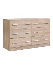 Artiss 6 Chest of Drawers- Pine