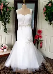 Wedding Dress Size 18 Custom Made