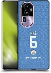 Head Case Designs Officially Licensed Manchester City Man City FC Nathan Ak 2021/22 Players Home Kit Group 2 Soft Gel Case Compatible with Oppo Reno10 Pro+