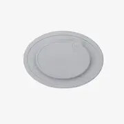 EzPz Mini Mat Lid Pewter - Convenient Lid For The Mini Mat