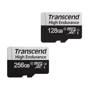 Transcend 創見 microSD 記憶卡 USD350V 128GB 256GB 附轉卡 UHS-I TRS02