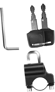 BIUDECO Cycling Safety Helmet Lock Anti-Theft Lock Replacement Parts Aluminum Cylinder Weather Resistant for Bike
