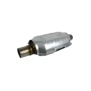 Redback Petrol Oval Ceramic Catalytic Converter - Euro II In/Out 1-3/4" CPSI 400