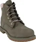 TIMBERLAND WOMEN'S WATERVILLE 6" PREMIUM OLIVE WATERPROOF BOOTS #A2GN2