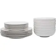 Alex Liddy Modern Coupe 18 Piece Dinner Set White