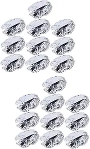 FOMIYES 2sets Hair Styling Heat Cap Insulated Hair Cap Satin Bonnet Elastic Head Sizes 10pcs*2