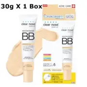 Clear Nose Acne Care Solution BB Cream SPF50 PA+++ Smooth Natural Skin 30 gX Box
