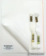 Zweigart Fabric 14ct Aida Antique White 3706-101