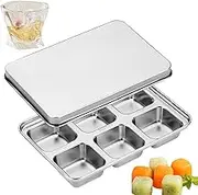 Ice Mold - Ice Molds for Cocktails - Stainless Steel Reusable Maker Holder for Coffee Beverage Baby Food Breastmilk Kitchen Home Restaurant Travel Camping