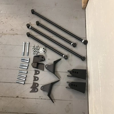 JP Commando 1966-1973 Heavy Duty Triangulated 4 Link Kit V8 Limited 4x4 MO (for: Jeep)