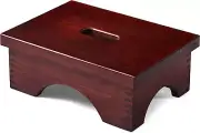 Wooden Step Stool One Step Stool Adults Wooden Bedside Step Stool W/400 Lbs Load