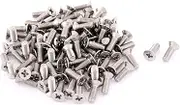50 Pcs M4-0.7x12mm Flat Head Machine Screws, Phillips Cross Screw, Phillips Drive，304 Stainless Steel, Fasteners Bolts，Countersunk Machine Screws