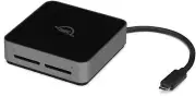 OWC Atlas Dual SD-Slot SDXC UHS-II Card Reader - Bus Powered by USB-C