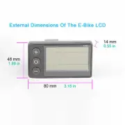 24V 60V Brushless Controller Kit for eBike with LCD Display 350W to 1500W