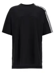 [Y-3] Y-3-Y-3 3-Stripes T Shirt Bianco/Nero-Uomo M White/Black