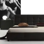 Istyle Milan King Single Bed Frame Pu Leather Black