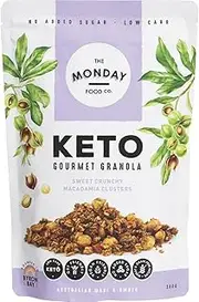 The Monday Food Sweet Crunchy Macadamia Clusters, 300 g, Multicolor