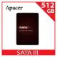 Apacer 宇瞻 AS350X SATA3 2.5吋 512GB SSD 固態硬碟