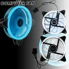 LED Case Fans Ultra Quiet Computer Cooling Fans 12cm 15 LED Silent Fan for