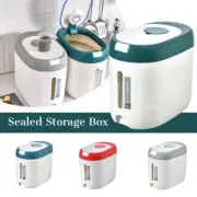 10L Home Insect-Proof Rice Bucket for Kitchen Moisture-Proof Grains Storage Box