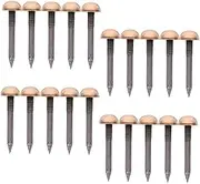 Generic 20pcs Solid Brass Decorative Upholstery Tacks Easy Installation Head Thumb Tacks for Furniture Sofa and Home Decor Smooth Finish for